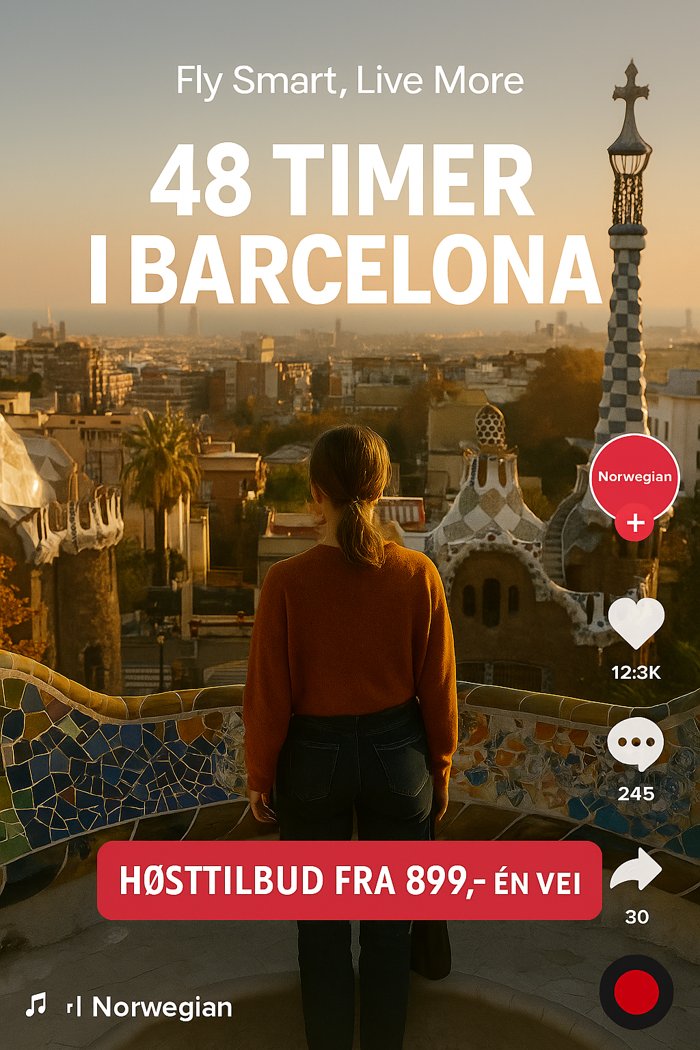 TikTok ad: 48 hours in Barcelona