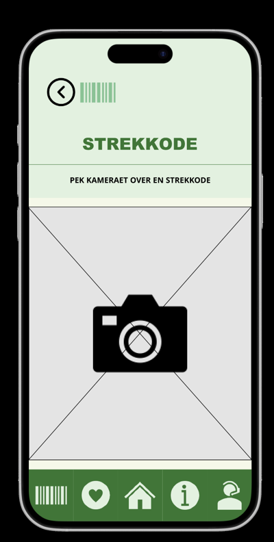 Barcode scanner screen